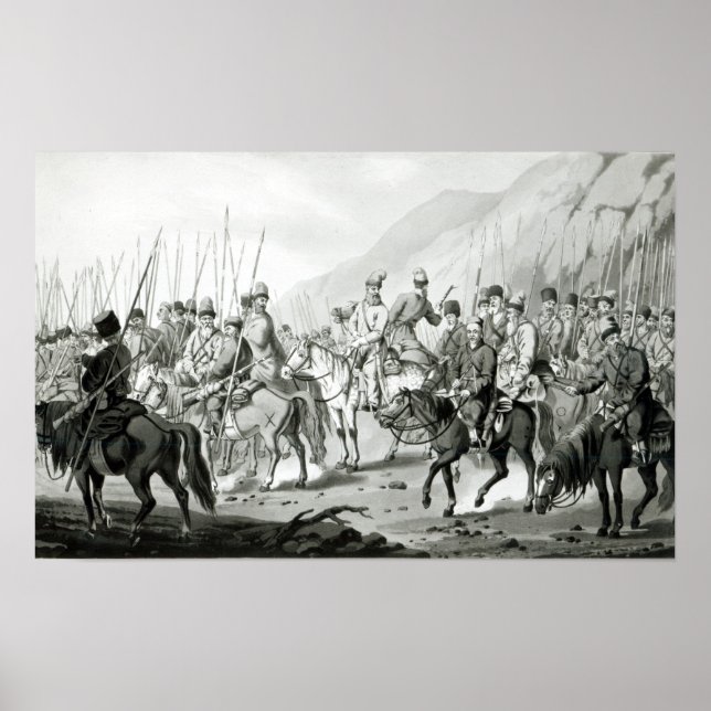 Póster Diferentes tribus de cosacos rusos (Frente)