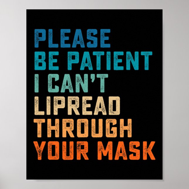 Póster Difícil De Escuchar El Rótulo De Ataque De Ataque  (Frente)