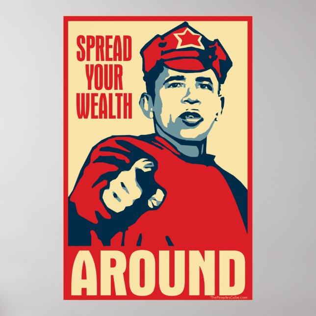 Póster difunde su riqueza alrededor: poster de parodia de (Frente)