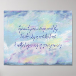 Póster Difunde tus alas y Poster de vuelo