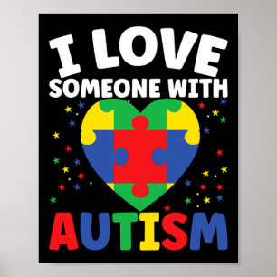 Póster Difundir Conciencia Sobre El Autismo Y Mostrar Apo