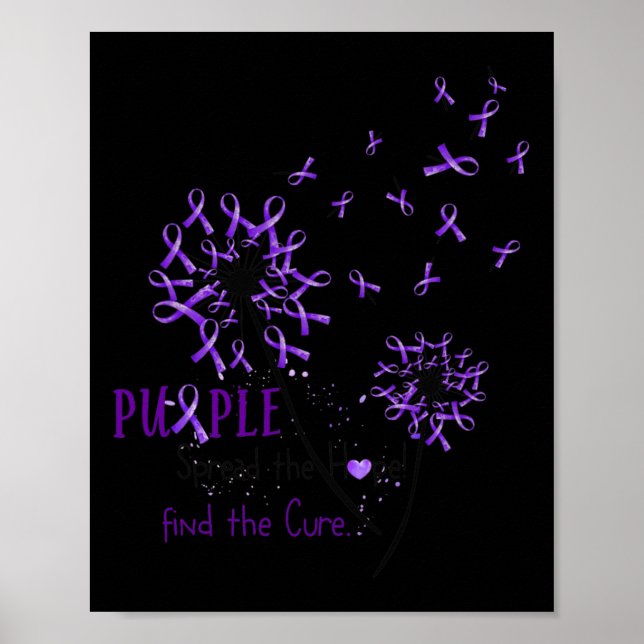 Póster Difundir La Esperanza Encuentra La Cure-fibromialg (Frente)