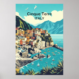 Poster digital Cinque Terre - Arte de pared coster