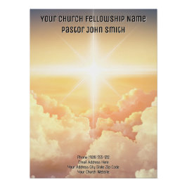 Póster DIGITAL DESCARGA Iglesia de la Nube Celestial Cris