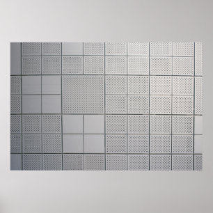 Póster Digital gris