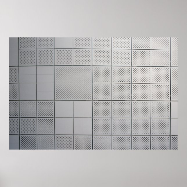 Póster Digital gris (Frente)