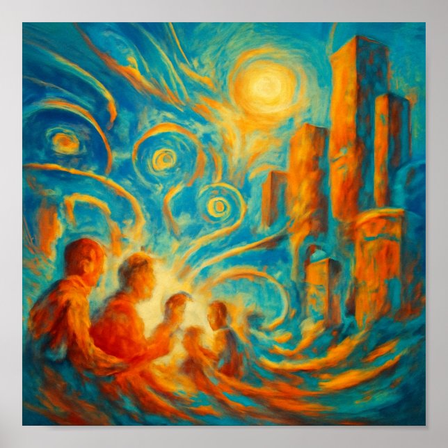 Póster Digital Pulse of Modernity (Frente)