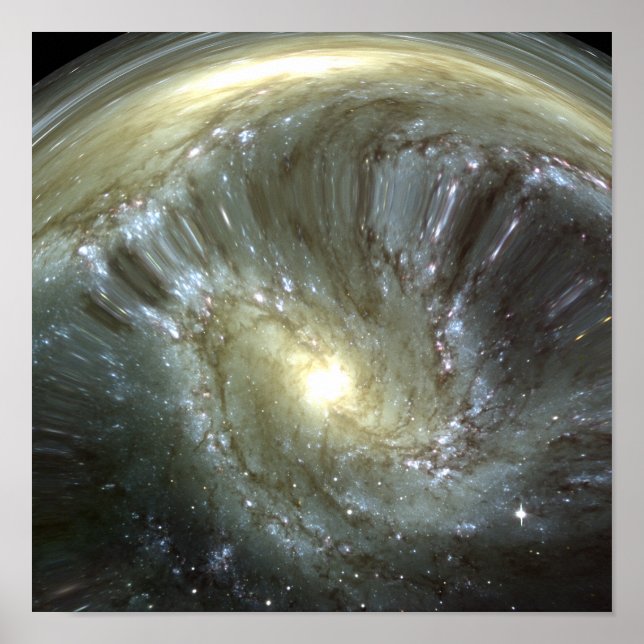 Póster Digitally altered galaxy (Frente)