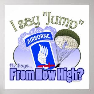 Póster Digo Salto [173rd Airborne]
