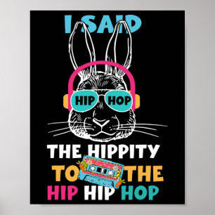 Póster Dije cadera La caderita Para saltar Hip Hop Bunny 