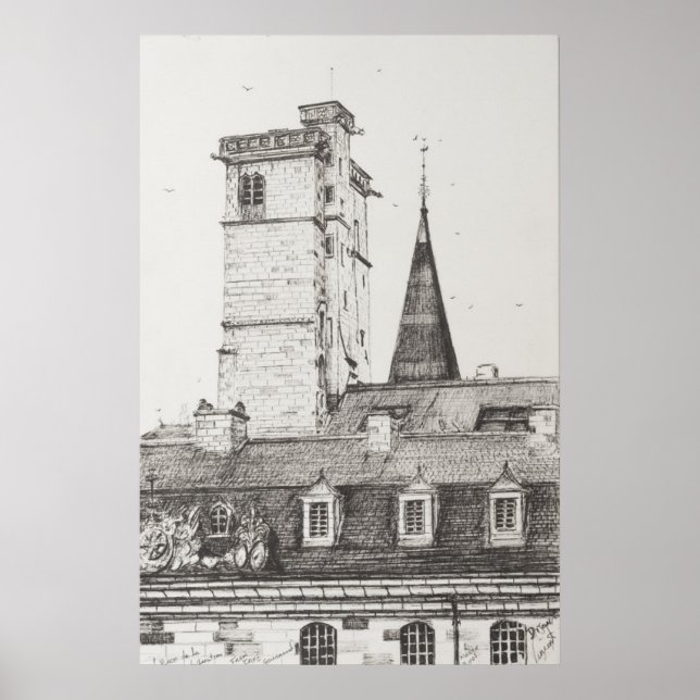 Póster Dijon Rooftops Francia.2008 (Frente)