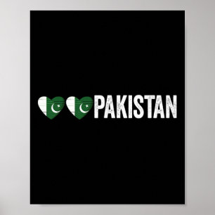 Póster Dil Pakistán Azadi Mubarak Día de la Bandera del C