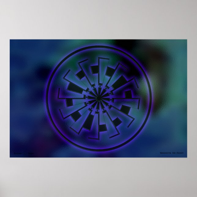 Póster Dilación de tiempo gravitacional (Frente)