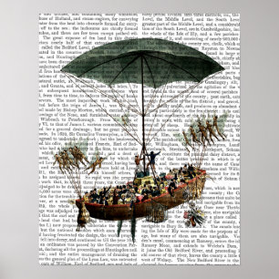 Póster Diligenza And Flying Creatures