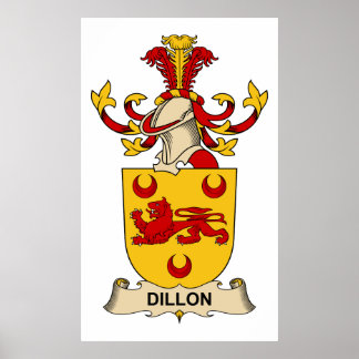Póster Dillon Family Crests