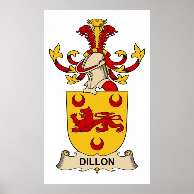 Póster Dillon Family Crests (Frente)