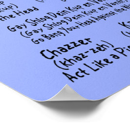 Póster Dilo En Poster Yiddish