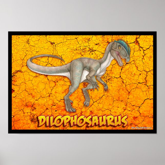 Póster Dilophosaurus deluxe poster (Frente)