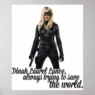 Póster Dinah Laurel Lance