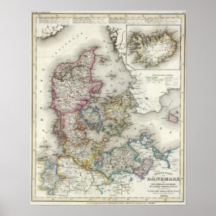 Póster Dinamarca, Alemania 2