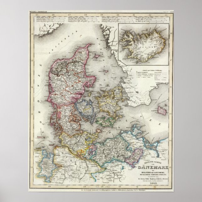 Póster Dinamarca, Alemania 2 (Frente)