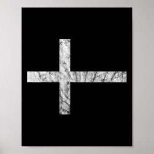 Póster Dinamarca Bandera Danesa Cruz Nórdica Viajes Europ