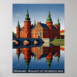 Póster Dinamarca: Castillo de Frederiksborg