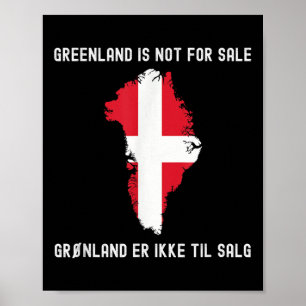 Póster Dinamarca Groenlandia No En Venta Dinamarca