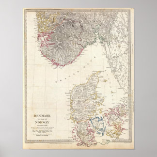 Póster Dinamarca, pt de Noruega