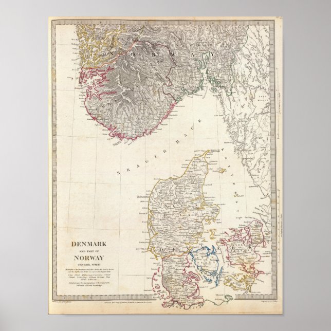 Póster Dinamarca, pt de Noruega (Frente)