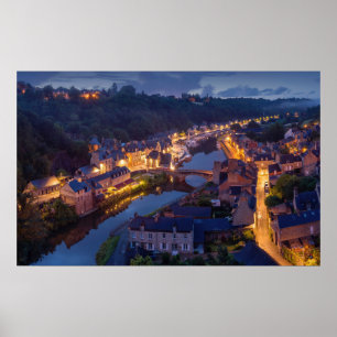 Póster Dinan, Bretaña, Francia