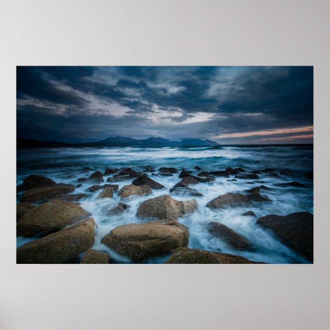 Póster Dinas Dinlle, Gwynedd, Gales, Reino Unido (Frente)