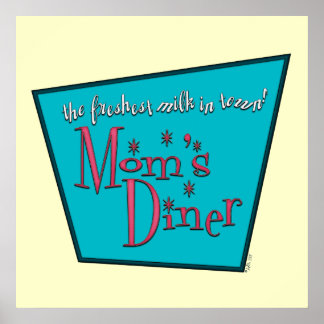 Póster Diner de mamá: Lactancia materna