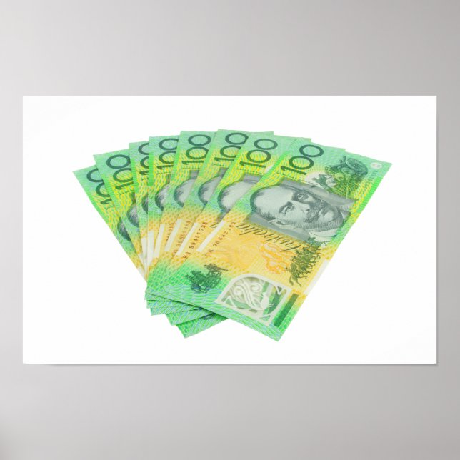 Póster Dinero australiano (Frente)