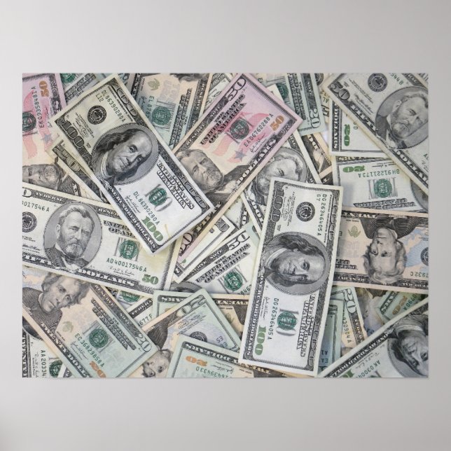 Póster Dinero de muro a muro (Frente)