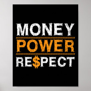 Póster Dinero Wer Respeto Amante Del Rap Emprendedor Navi