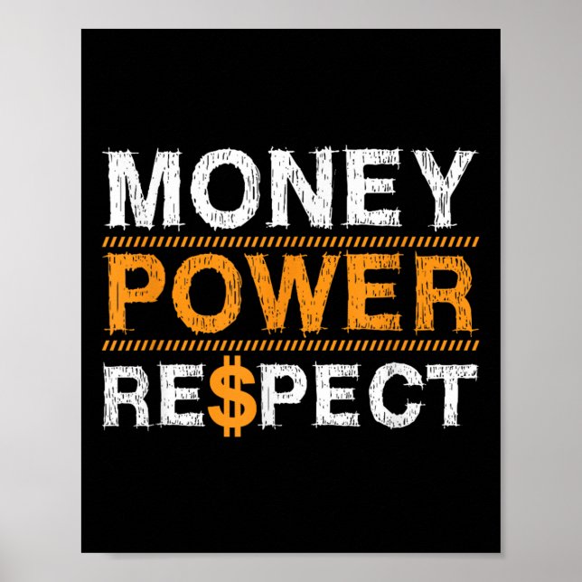 Póster Dinero Wer Respeto Amante Del Rap Emprendedor Navi (Frente)