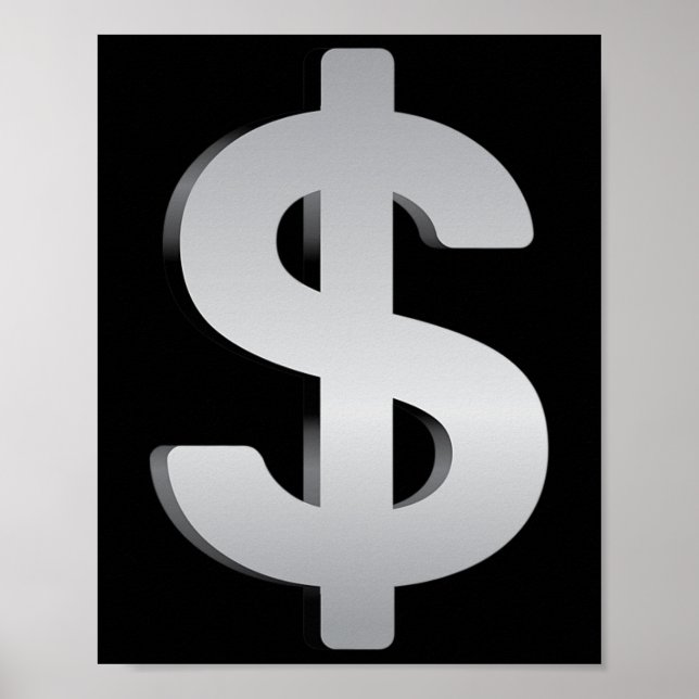 Póster Dinero Y Moneda (Frente)