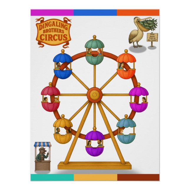Póster Dingaling Bros Ferris Wheel (Anverso)