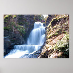 Póster Dingman cae en Delaware Water Gap