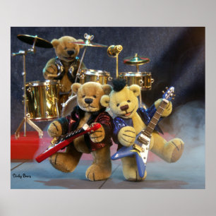 Póster Dinky Bears en gira
