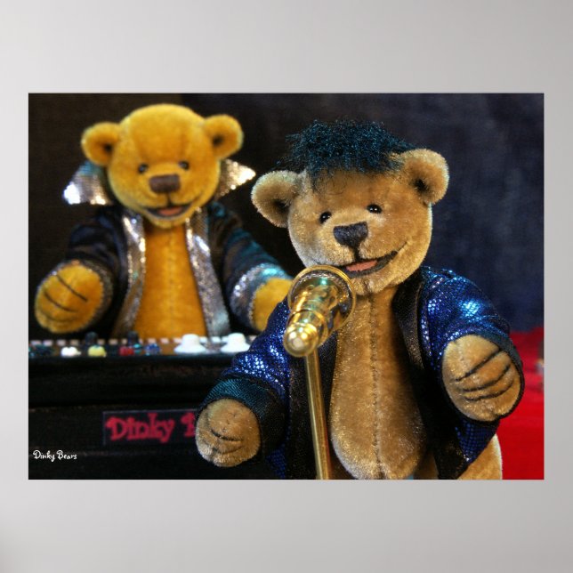 Póster Dinky Bears Singer (Frente)
