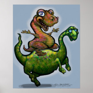 Póster Dino Bronco