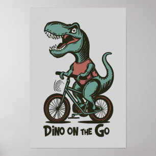 Póster Dino en marcha