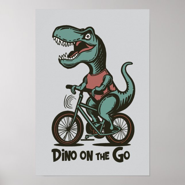 Póster Dino en marcha (Frente)