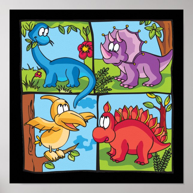 Póster Dino Friends (Frente)