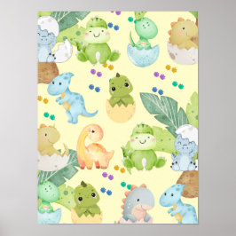 Póster Dino Pequeño Lindo
