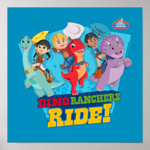 Póster Dino Ranch   ¡El paseo de los Ranchers!