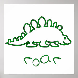 Póster Dino Roar Poster
