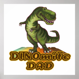 Póster Dinomita Dad
